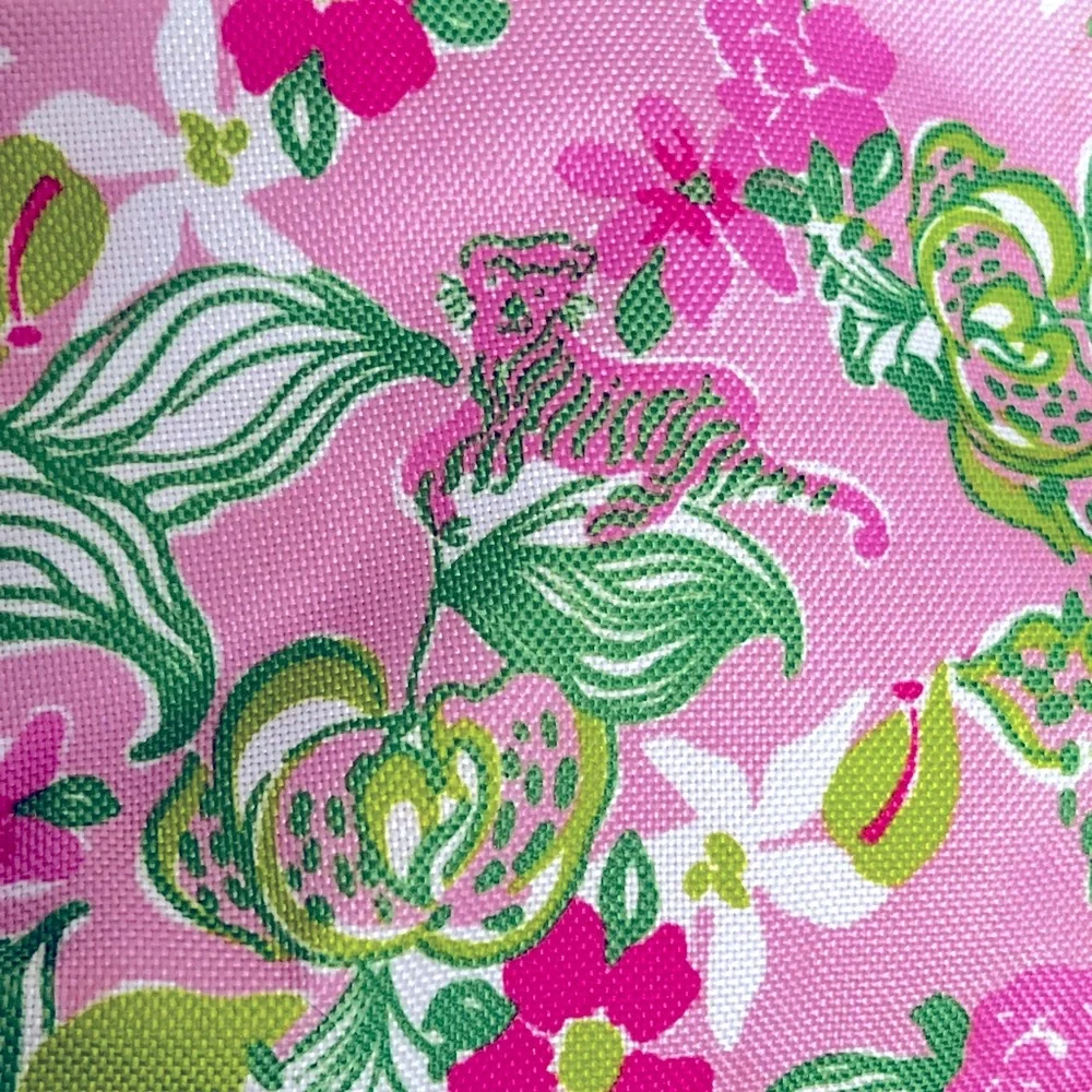 Lilly Pulitzer for Estée Lauder Cosmetic Pouch Travel Bag Pink Floral Design